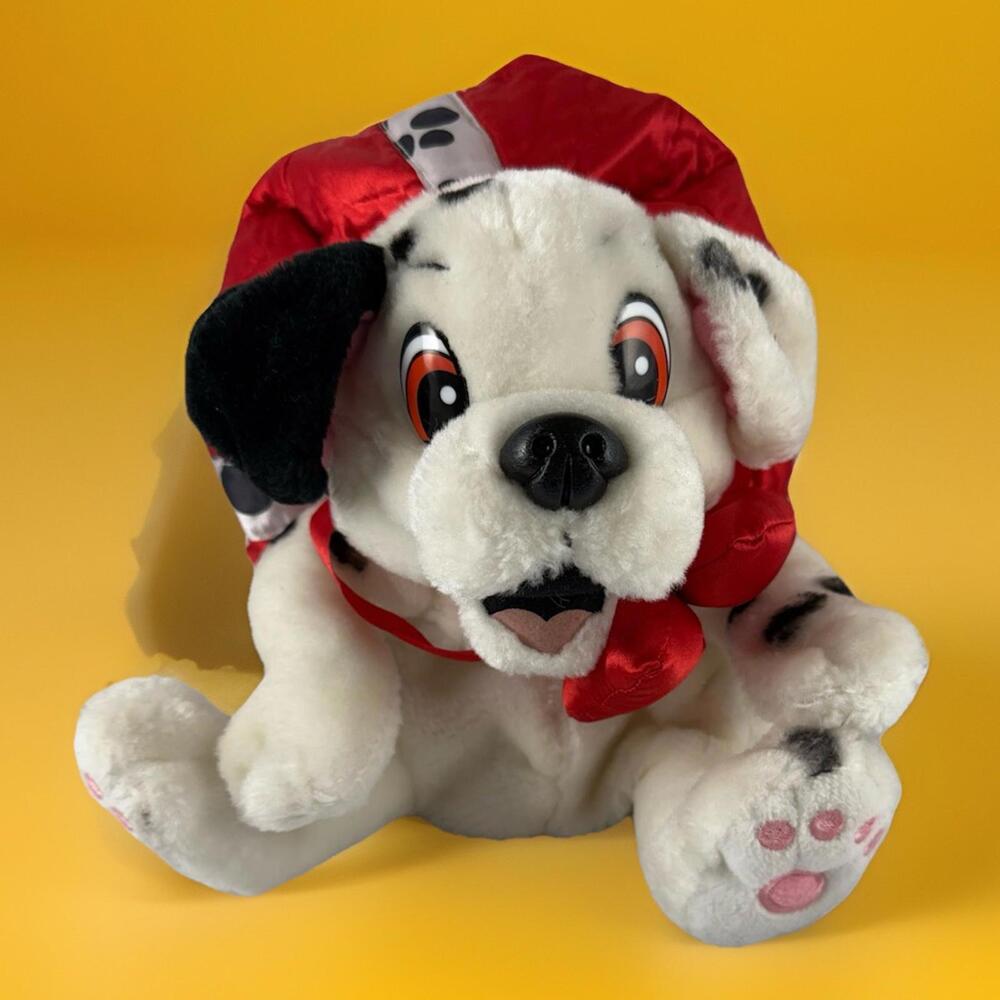 Vintage Disney Eaton Company Plush 101 Dalmatians Puppy Present Reversible used